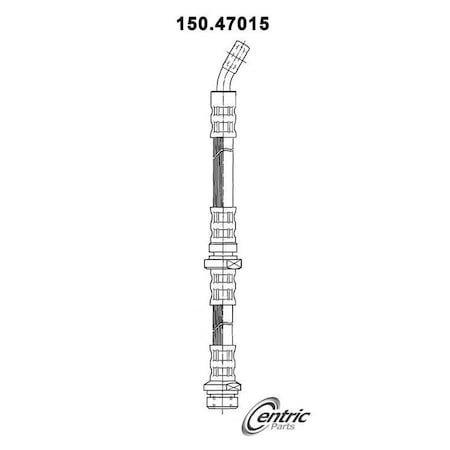 Centric Parts Brake Hose, 150.47015 150.47015